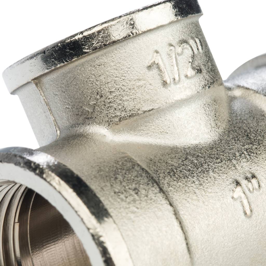 Тройник STOUT ВВ переходной никелированный 1 X1/2X1, SFT-0022-001121