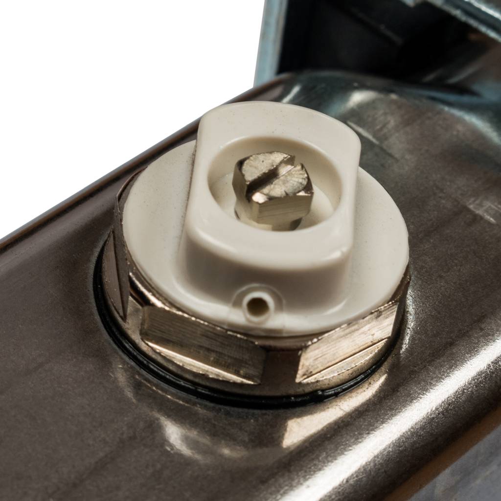 Коллектор из нержавеющей стали с расходомерами, с клапаном вып. воздуха и сливом STOUT 2 выхода, SMS-0927-000002