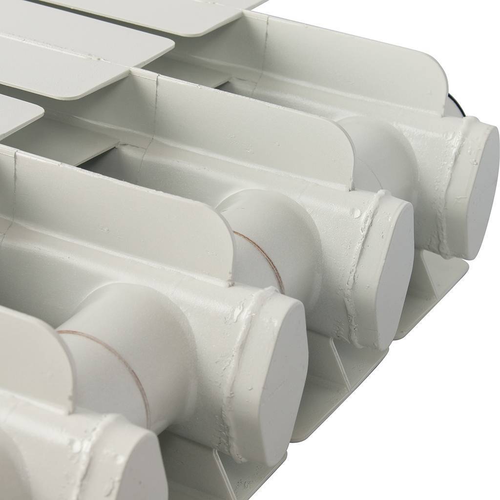 Радиатор алюминиевый Global VOX- R 500 6 секций боковое подключение (белый RAL 9010), VX05001006