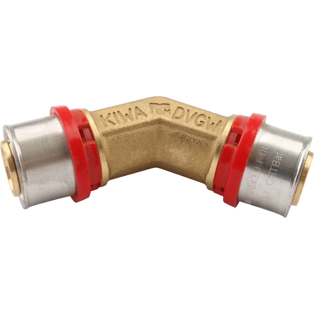 Угол TIEMME 26х26 45град прессовый, 1650197