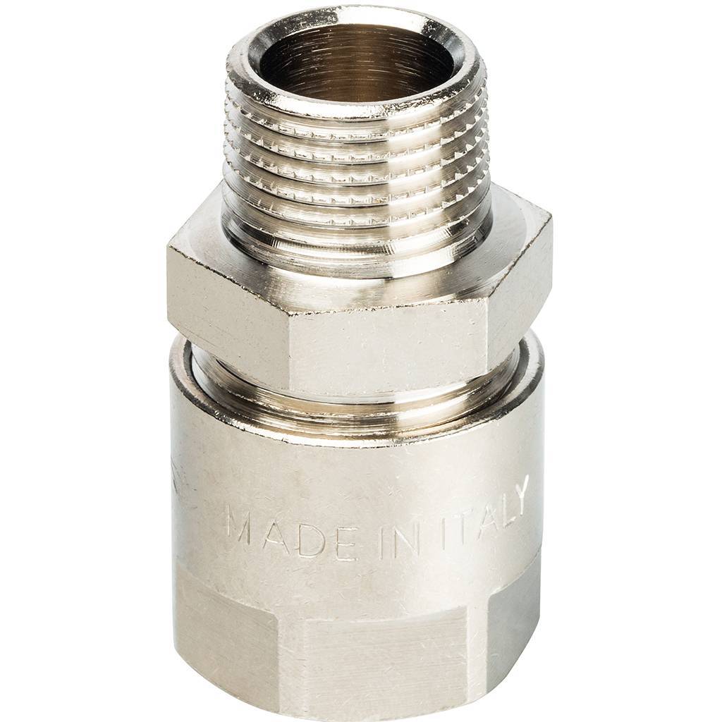 Муфта с нар.резьбой Prandelli Multyrama (20х2,0х1/2), 103.01.52.0