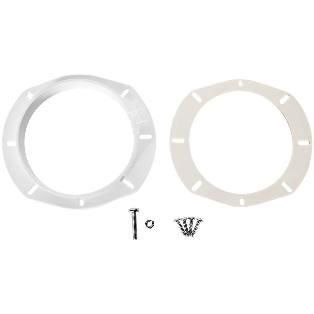 STOUT SCR-6010-000011 STOUT Фланец комплект D100 (прокладка фланца, фланец пластиковый, саморезы), SCR-6010-000011