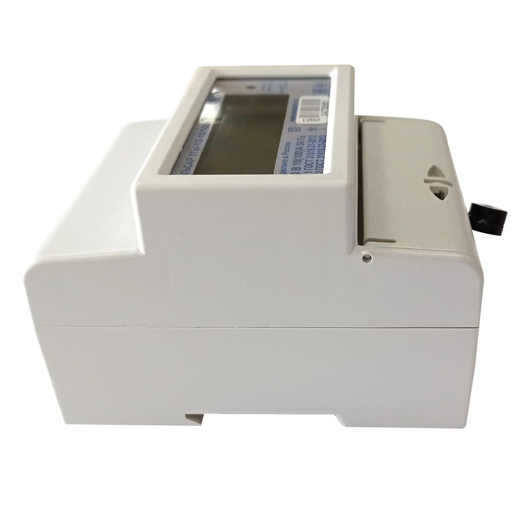 Счётчик электрической энергии однофазный электронный «Пульсар» 1Тш-1/2-10/100-1-3-0 многотарифный, ЖКИ, 100А, RS485, без кнопки, МПИ 16лет, гарантия 7лет, Н00016000