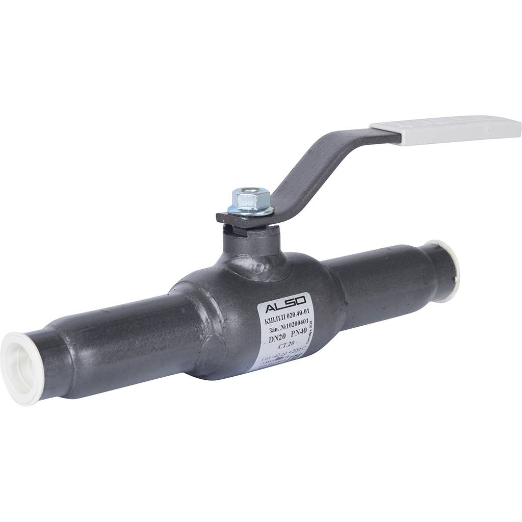 Кран шаровой ALSO КШПП Ду20 Ру 4,0 МПа из Ст.20 полнопроходной, КШ.П.П.020.40-01