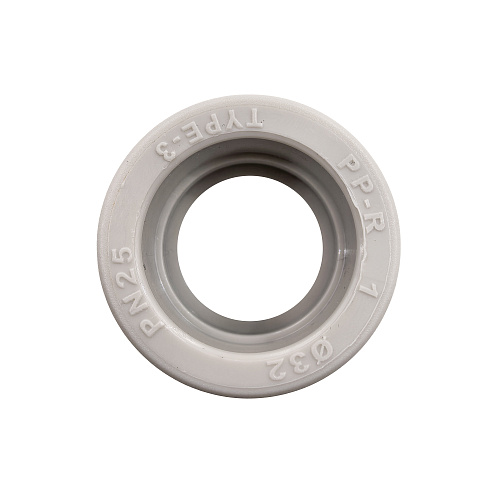 Муфта комбинированная PPR внутренняя резьба 32х 3/4,  серый, РТП