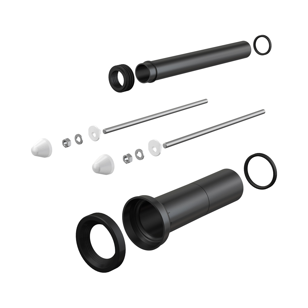 Комплект принадлежностей к унитазу AlcaPlast с удлиненными деталями для людей с ограниченными физическими возможностями, M9000