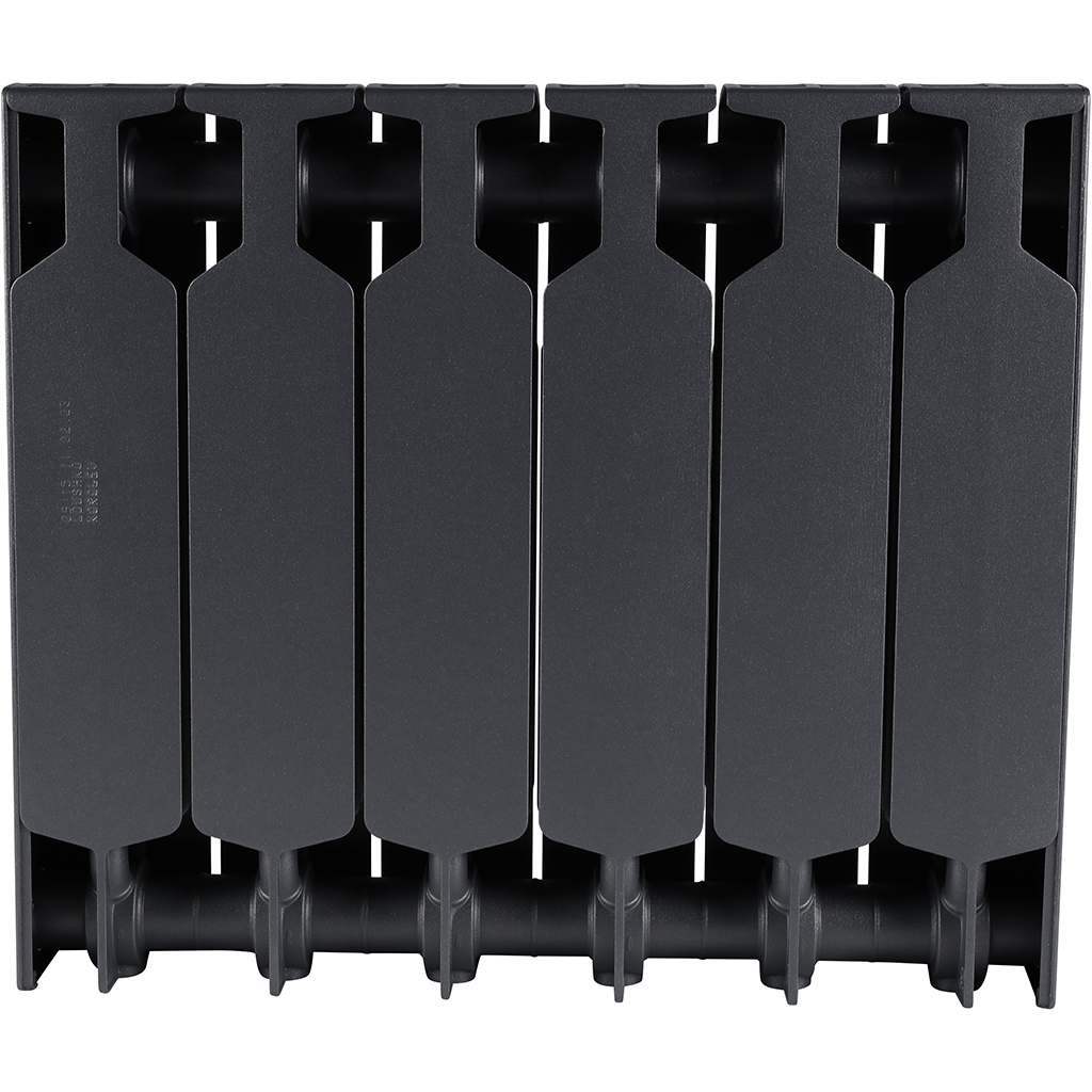 Радиатор биметаллический RIFAR SUPReMO 350 6 секций боковое подключение (ТИТАН), 4RS35-6-TI