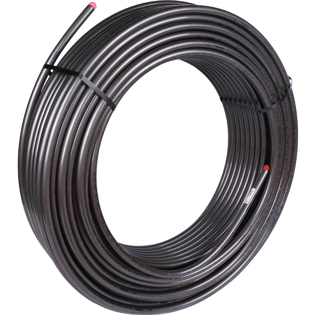 Труба универсальная РЕХАУ RAUTITAN stabil PLATINUM 16,2х2,6 мм, бухта 100 м из сшитого полиэтилена, 11234021100