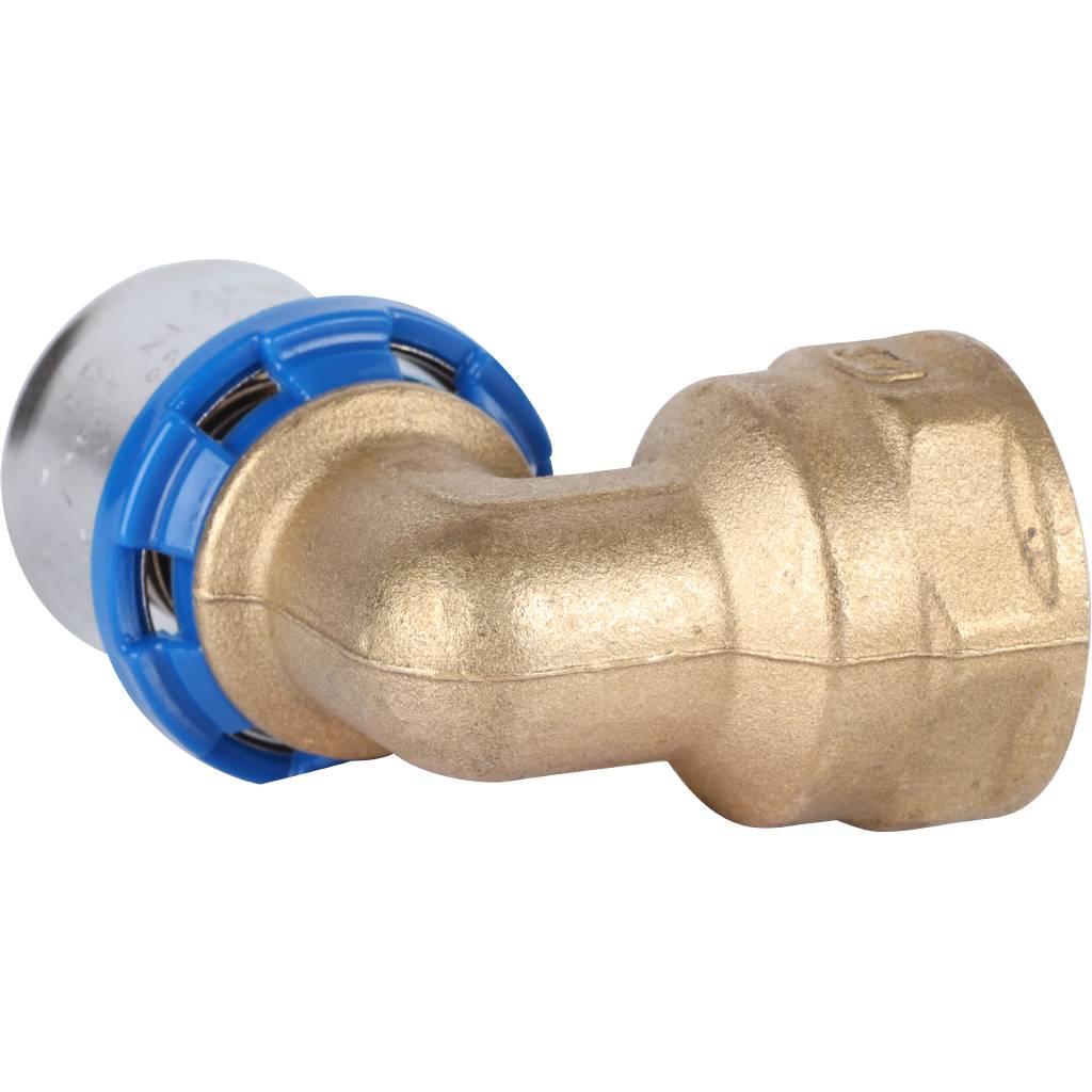 Угольник-переходник APE с внутренней резьбой 3/4 х26 для металлопластиковых труб прессовой, ARL3104300