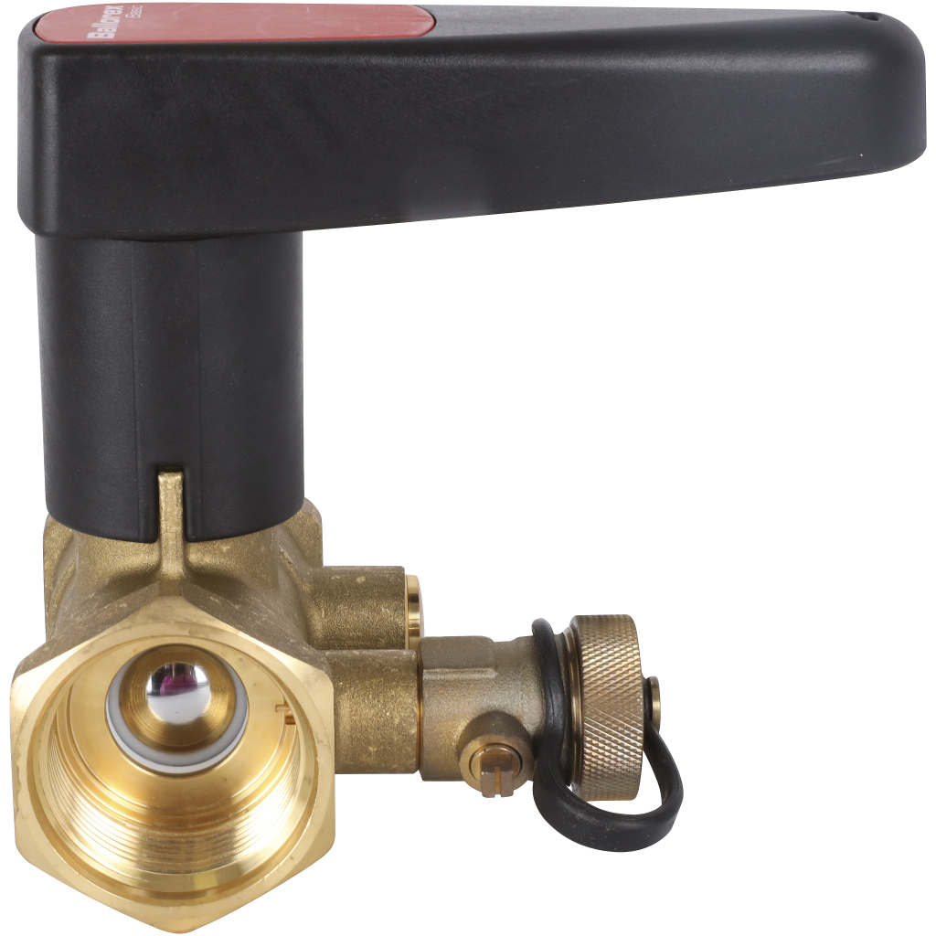 Клапан ручной БРОЕН DN 032 PN 25 резьбовой запорный с дренажем, 594766