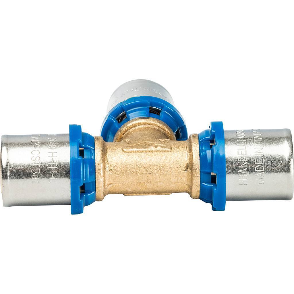 Тройник Prandelli Multyrama 20х2,0 профиль H,TH,U, 509.09.12.0