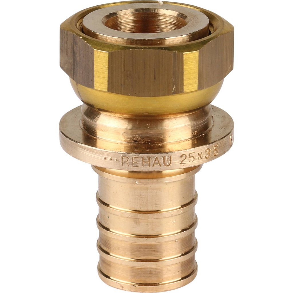 *Переходник РЕХАУ RAUTITAN с накидной гайкой 25-G 3/4 RX+ для труб из сшитого полиэтилена аксиальный