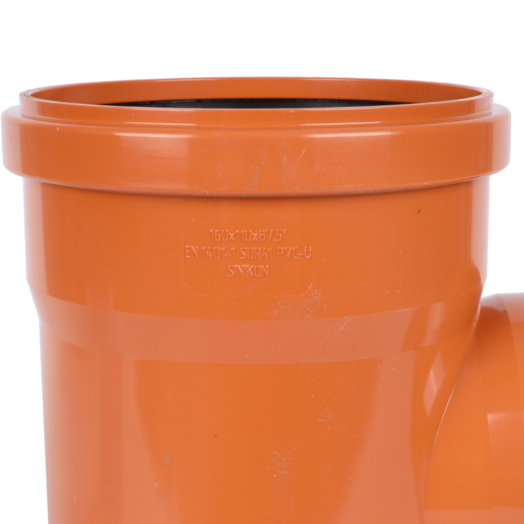 Тройник Sinikon D160x110x87° для наружной канализации, 21330.R.B