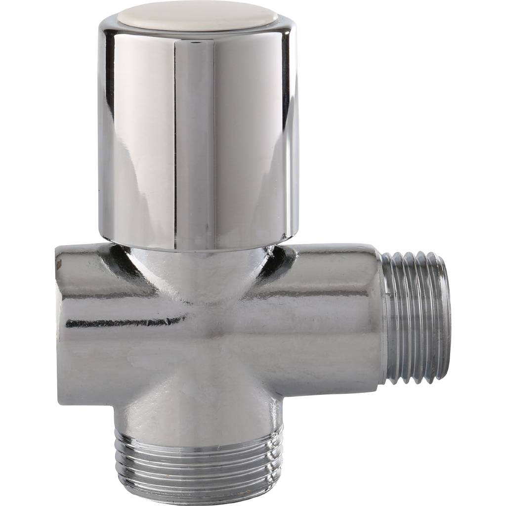 Кран шаровой угловой Itap 255 1/2х3/4х1/2 для стиральных машин трехходовой, 40428