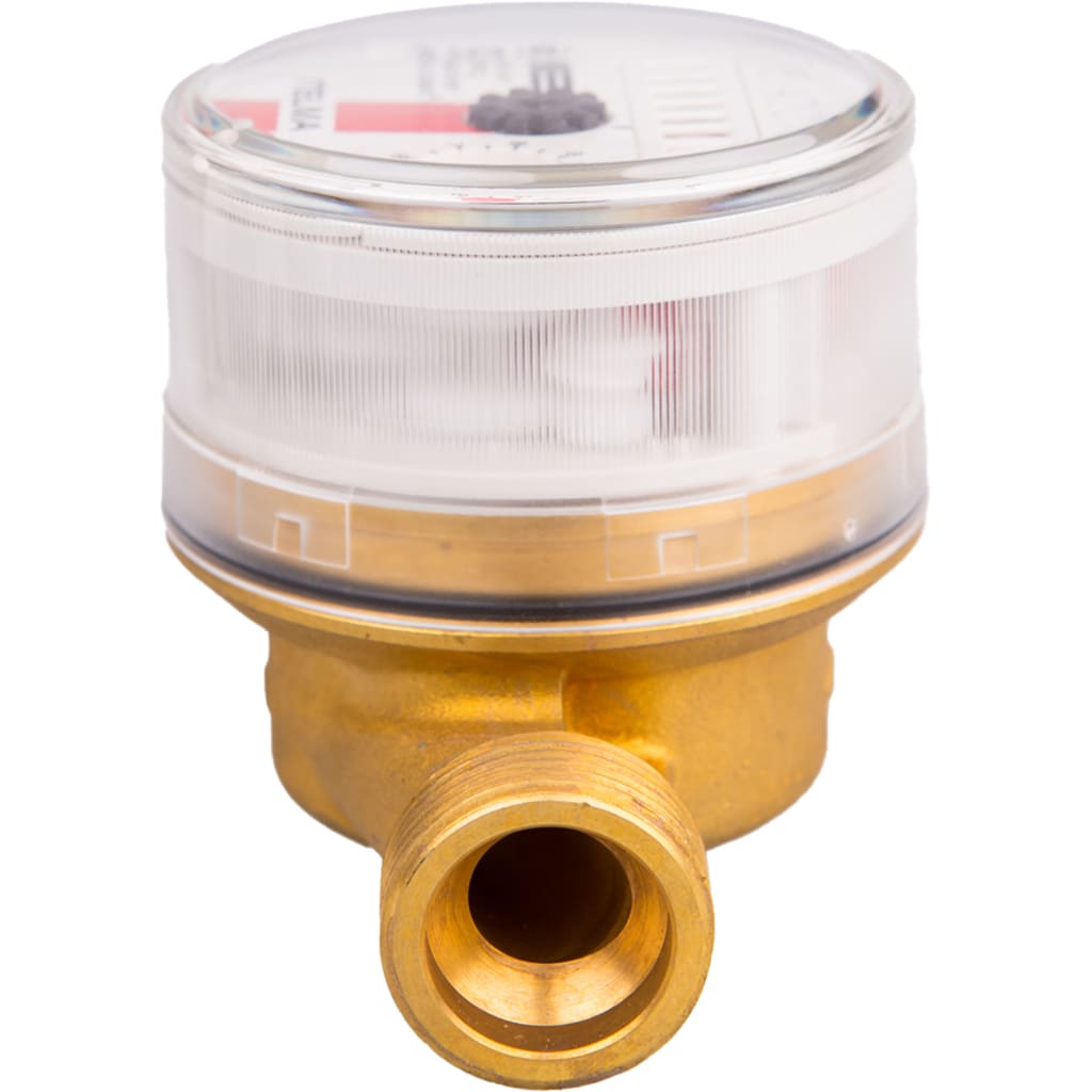 четчик горячей воды (Ду=15мм, L=110мм, Qном=1,5 м3/ч, импульсный выход ГЕРКОН, вес импульса =1 л)