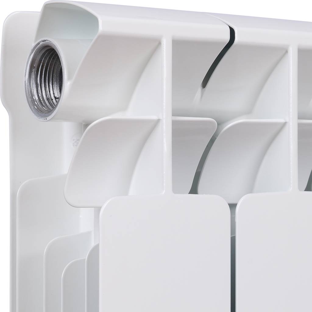 Радиатор биметаллический RIFAR BASE 500 11 секций боковое подключение (белый RAL 9016)