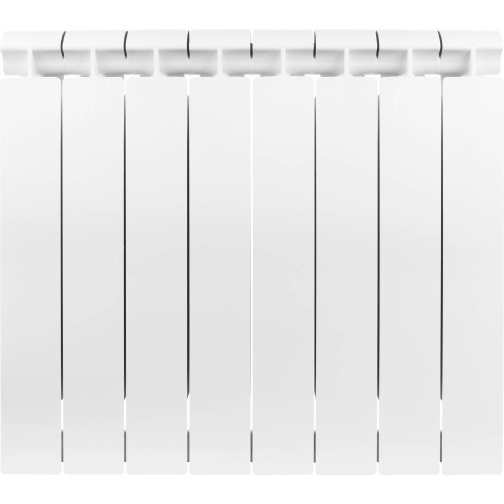 Радиатор биметаллический Global STYLE EXTRA 500 8 секций боковое подключение (белый RAL 9010), STE05001008