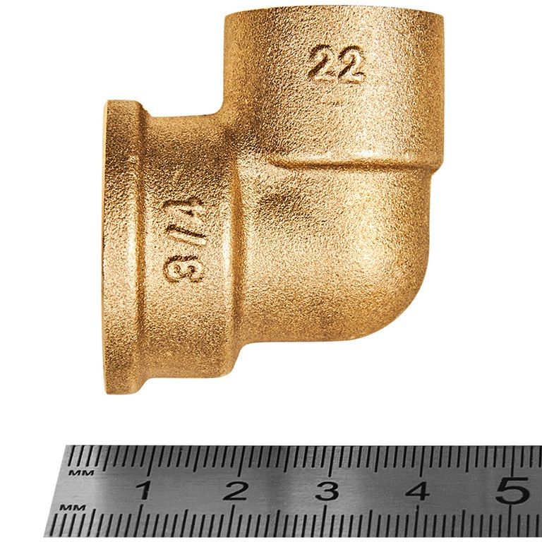 Угловой переход JINTIAN ВП-ВР 22x3/4 из латуни под пайку JT-140902234