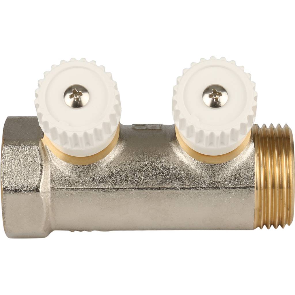 Коллектор распределительный STOUT 1, 2 отвода 3/4 ЕК