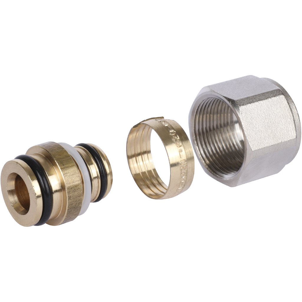 Соединение для труб PEX-AL-PEX LUXOR TP 97 20 ммх2 (резьба 24x19), 67822016