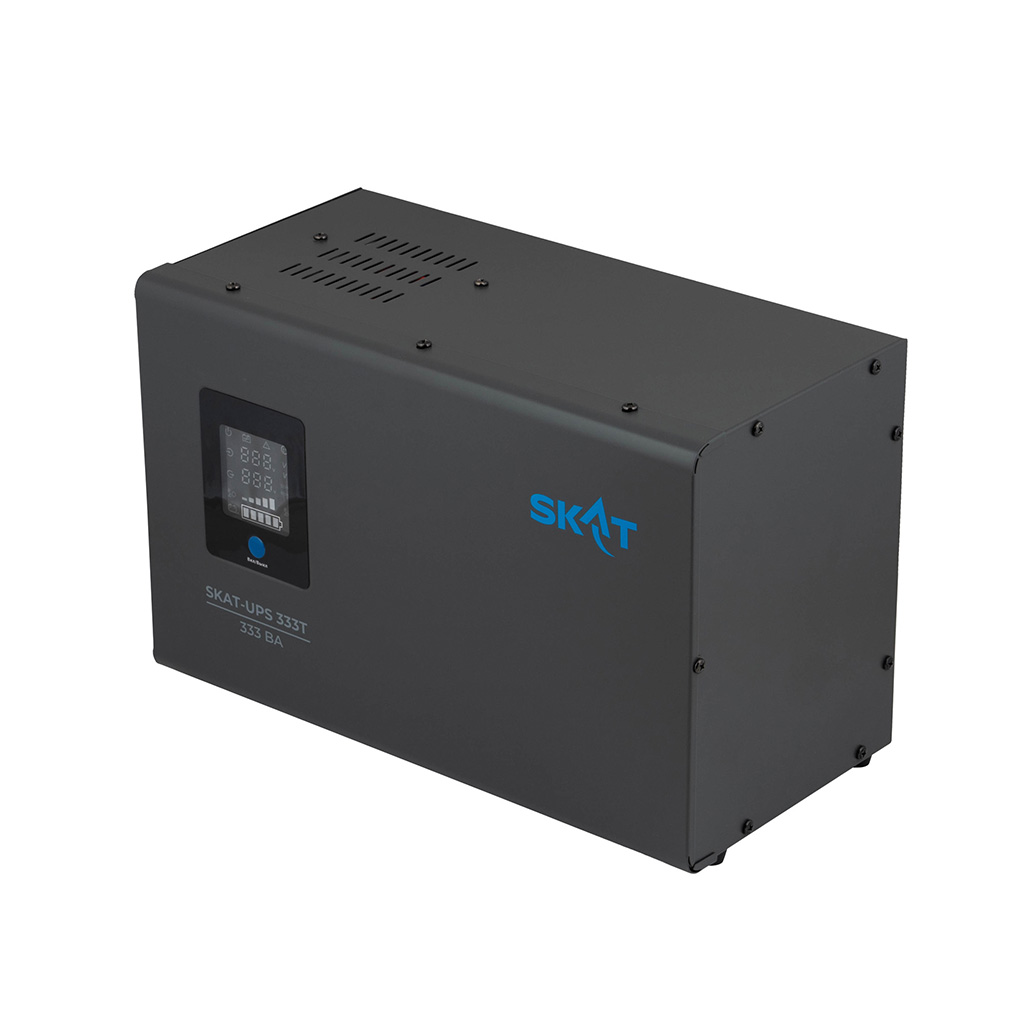 Источник питания Teplocom SKAT-UPS 333T Line-Interactive 220В, 333ВА, работает от 1 внутренней/внешней АКБ, 4544