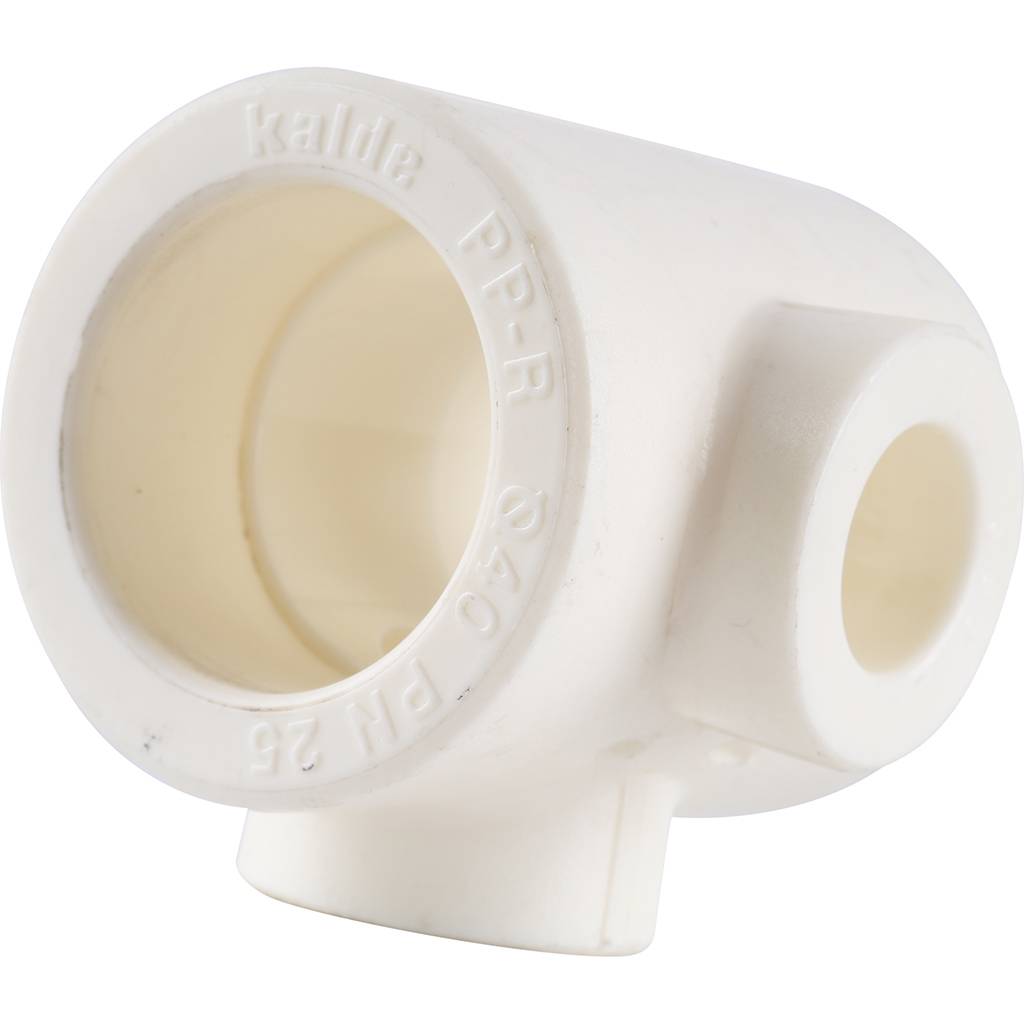 Крестовина переходная Kalde 40*20 для полипропиленовых труб под сварку (цвет белый), 3212-cdl-402000