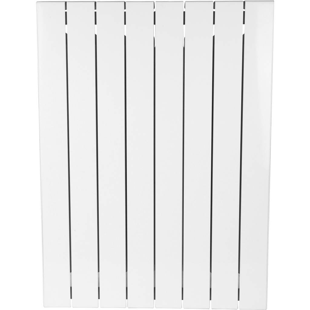 Радиатор биметаллический RIFAR SUPReMO 800 8 секции боковое подключение (белый RAL 9016), 4RS80-8