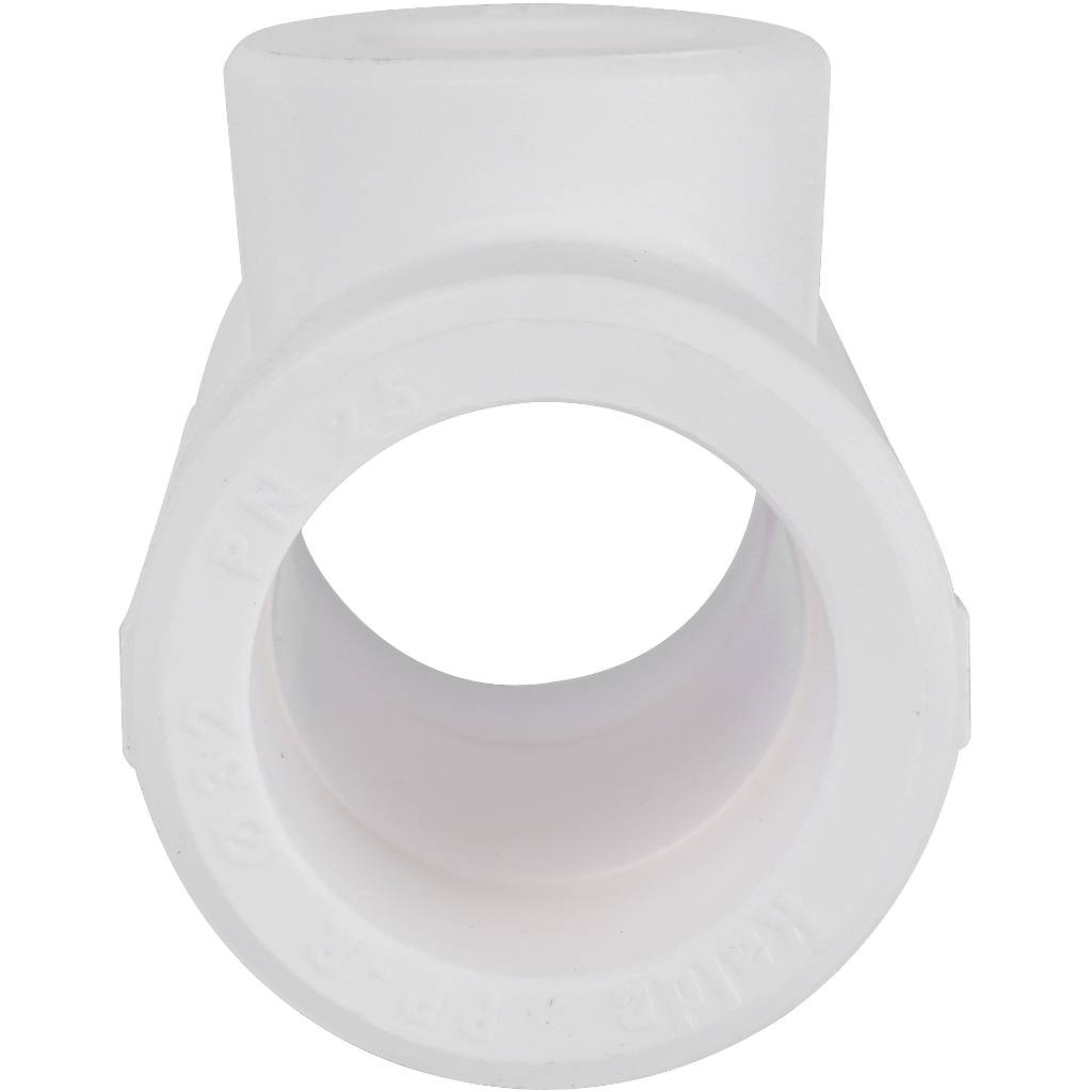 Тройник переходной Kalde 32х20х32 для полипропиленовых труб под сварку (цвет белый)