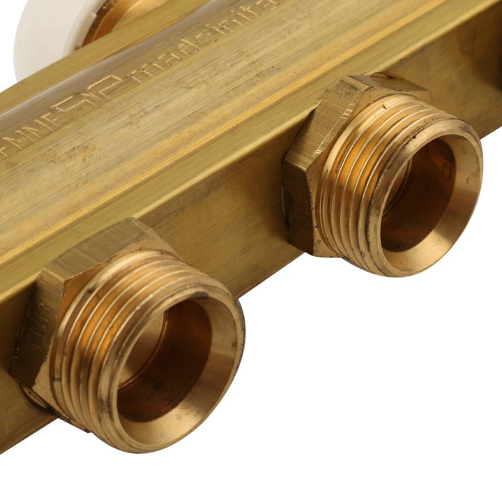 Коллектор в сборе с расходомерами на 8 выходов TIEMME 1х3/4 ЕК, 3870003(3871G060508)