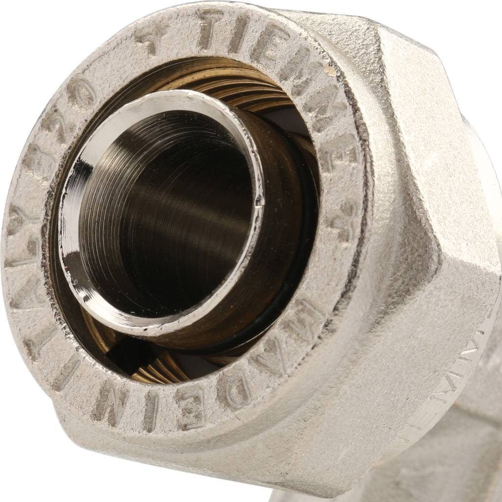 Тройник TIEMME (20х2.0) для металлопластиковых труб винтовой, 1600009