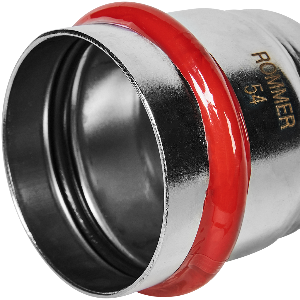 Заглушка ROMMER 54 из нержавеющей стали прессовой