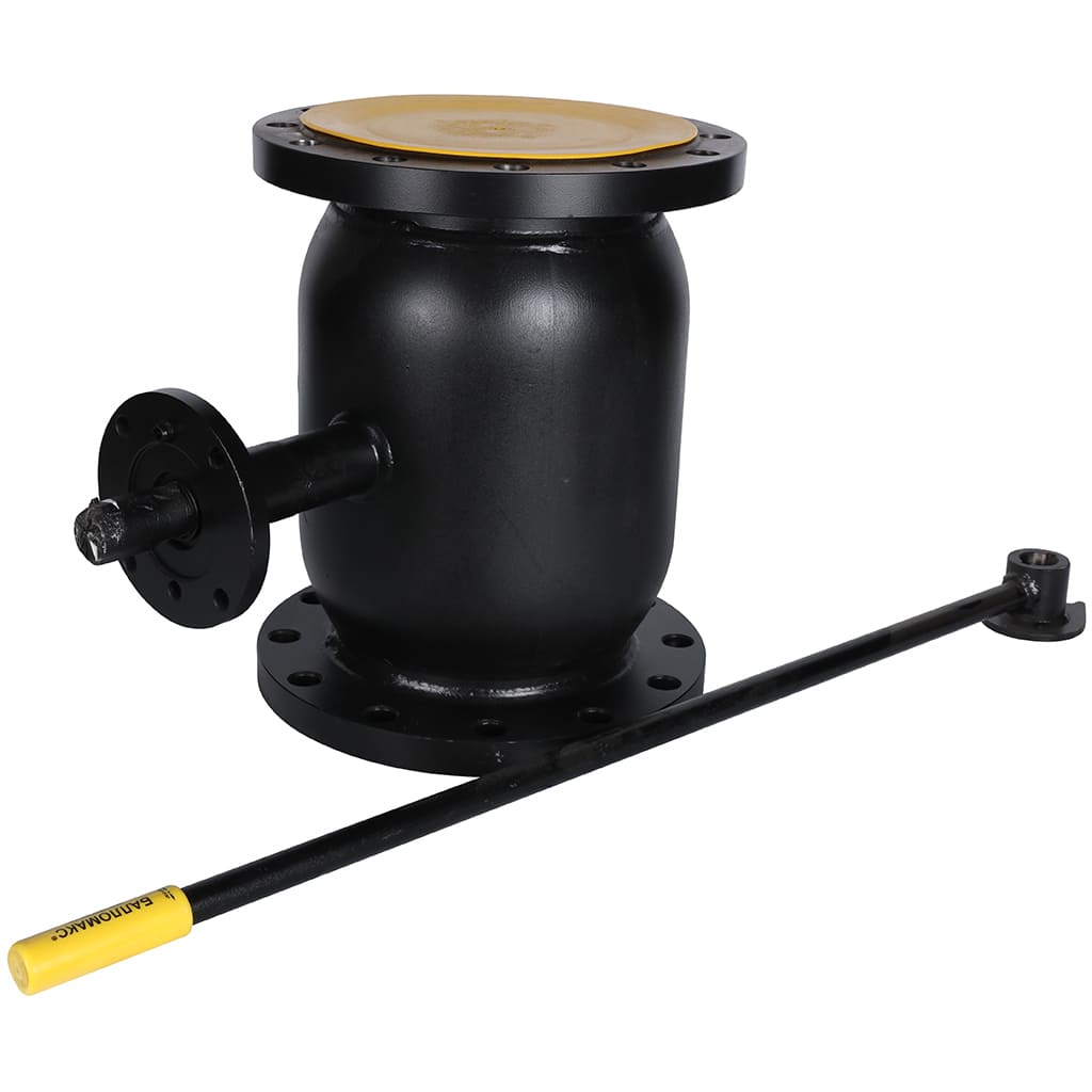 Кран шаровой стальной БРОЕН Балломакс ф/ф DN 200 PN 16 для теплоснабжения с рукояткой, 9474004