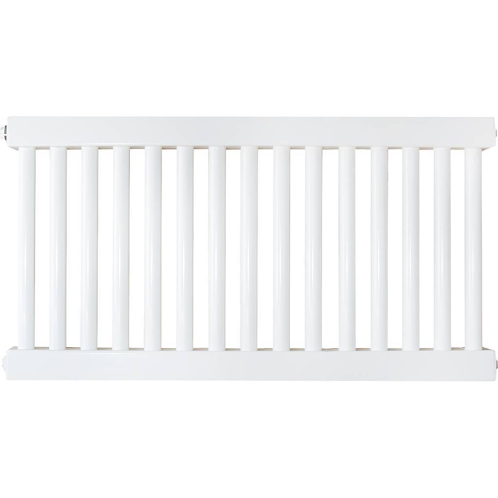 Трубчатый стальной радиатор КЗТО РС 1-500-15 секций 1/2 боковое подключение RAL9010, РС15001512RAL9010