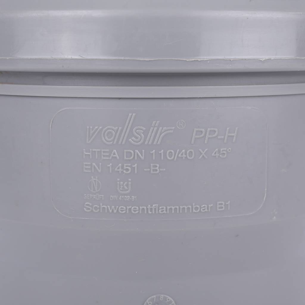 Тройник Sinikon ПП D110/040*45° Valsir, 510025