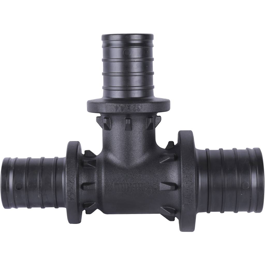 Тройник РЕХАУ RAUTITAN с уменьшенным боковым и торцевым проходом 40-32-32 PX, 11600921001