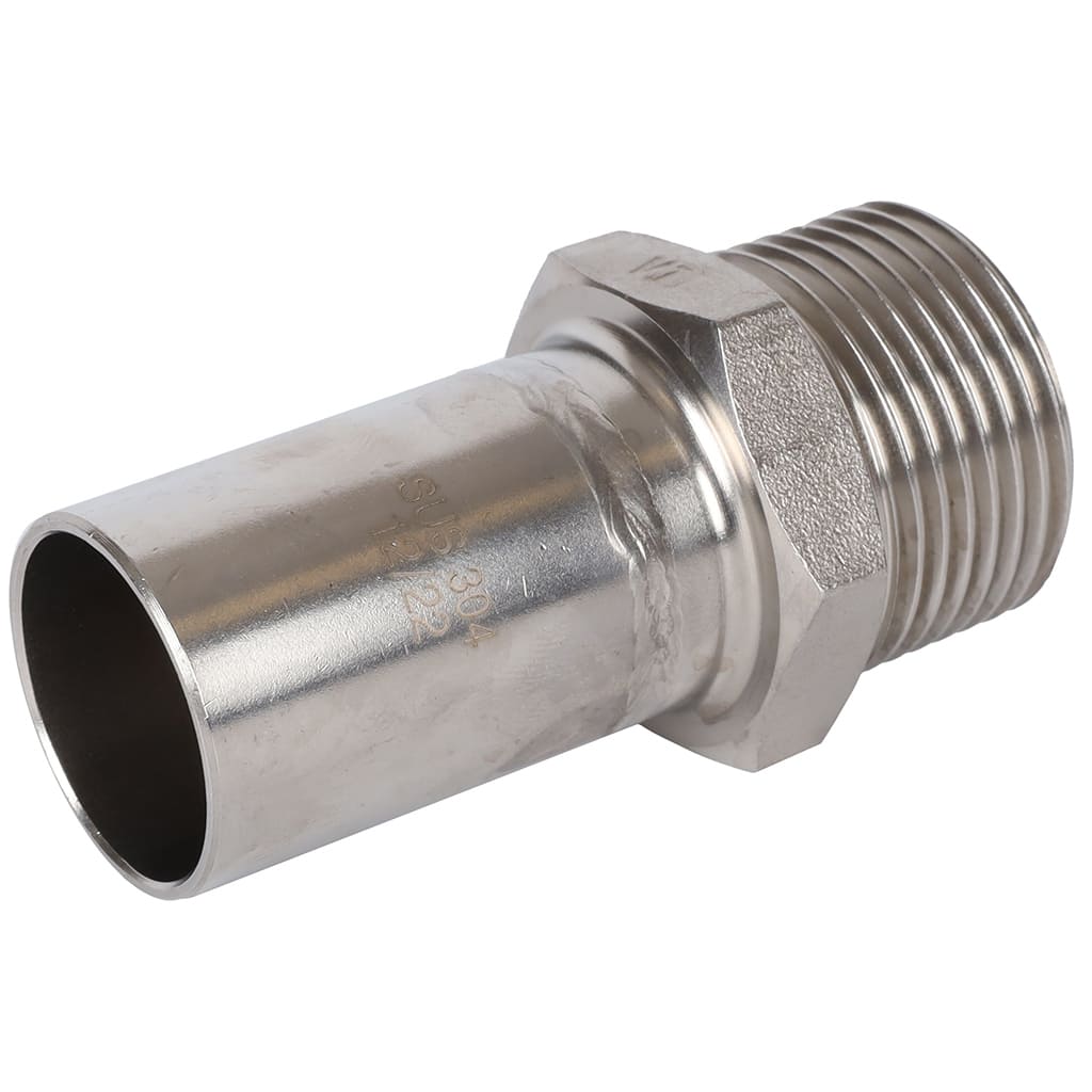 Вставка ROMMER переходная НПр-НР, 28х1, из нержавеющей стали прессовой, RSS-1024-000281