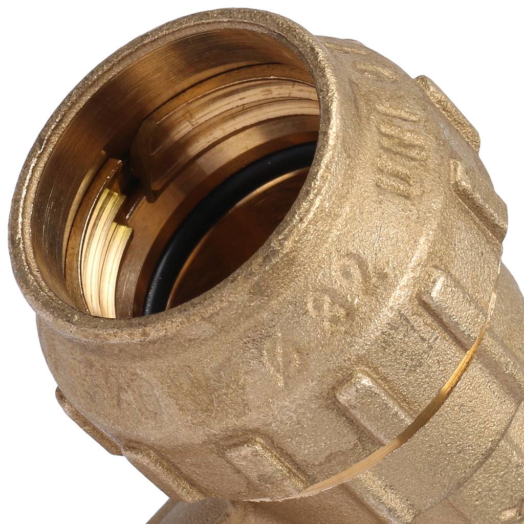 Угольник TIEMME 32х32 для труб ПНД винтовой, 3400003