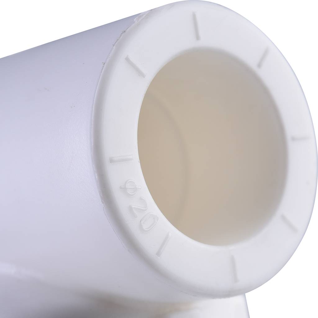 Тройник Политэк 20x3/4 с наружной резьбой для полипропиленовых труб под сварку (цвет белый), 9510002034