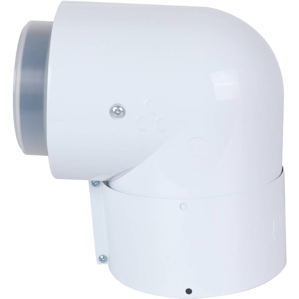 Отвод Vaillant для труб 80/125 мм. 87° РР