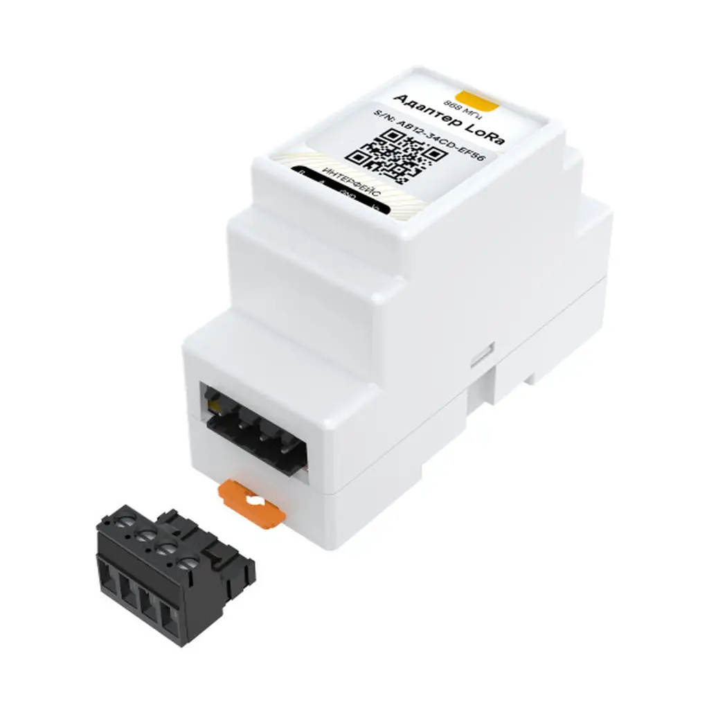 ec01096 (ec01040) Ectocontrol Адаптер для датчиков LoRa, DIN, RS485 (Modbus)