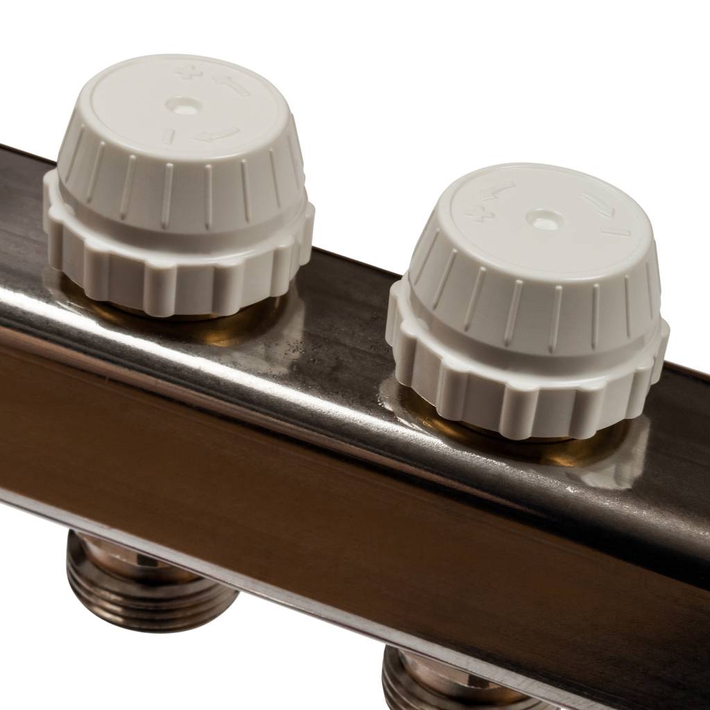 Коллектор из нержавеющей стали с расходомерами STOUT 6 выходов, SMS 0917 000006