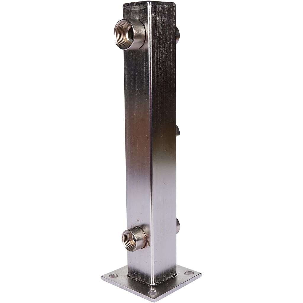 Настенная группа безопасности Warme WC-2 для расширительного бака, нержавеющая сталь 295/80