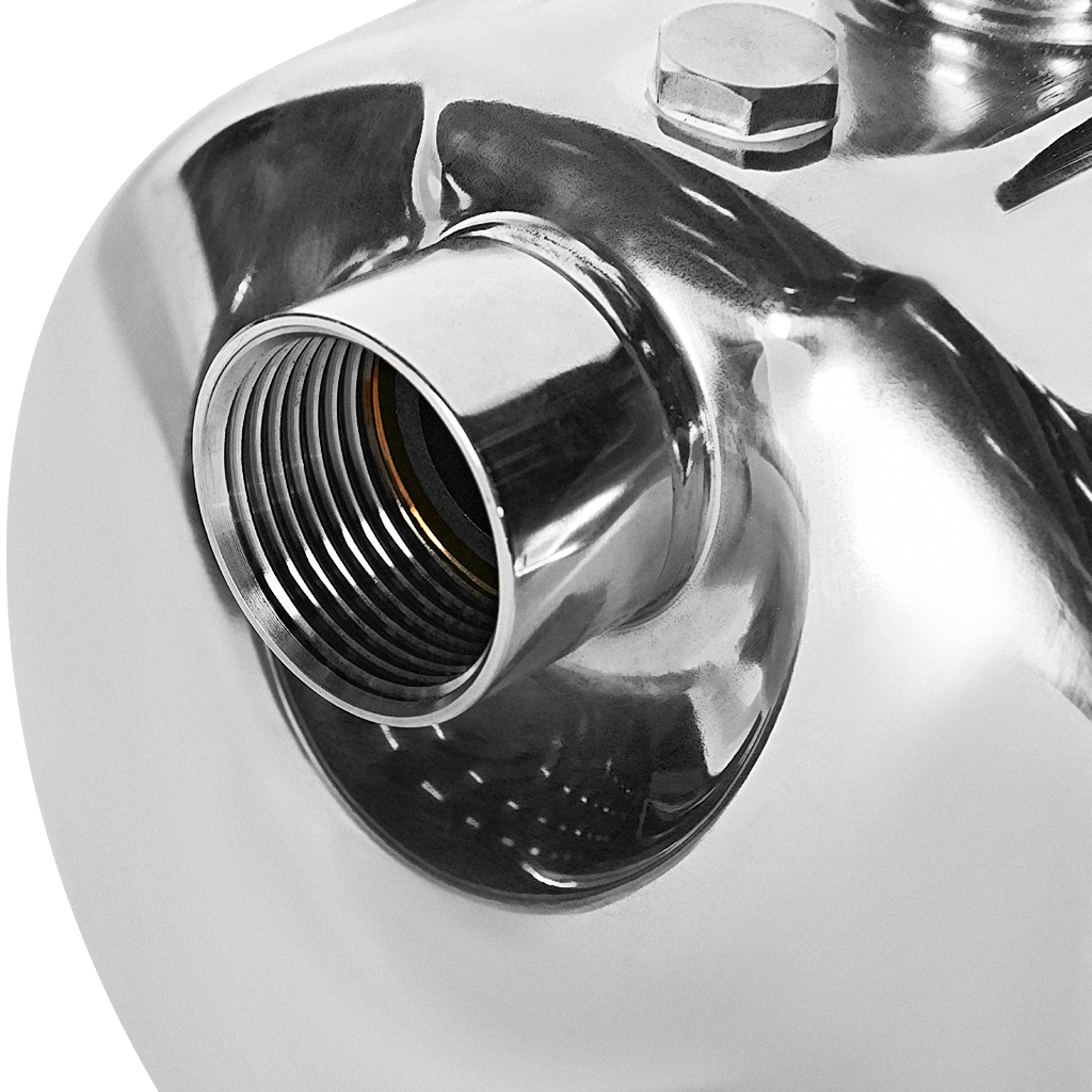 Насос поверхностный STOUT, корпус-нерж.сталь,раб.колесо-норил, Q-40л/мин, H-60,5м