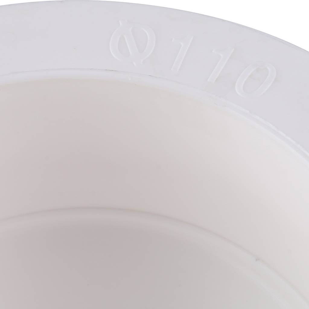 Заглушка Kalde d=110 для полипропиленовых труб под сварку (цвет белый), 3292-ste-110000