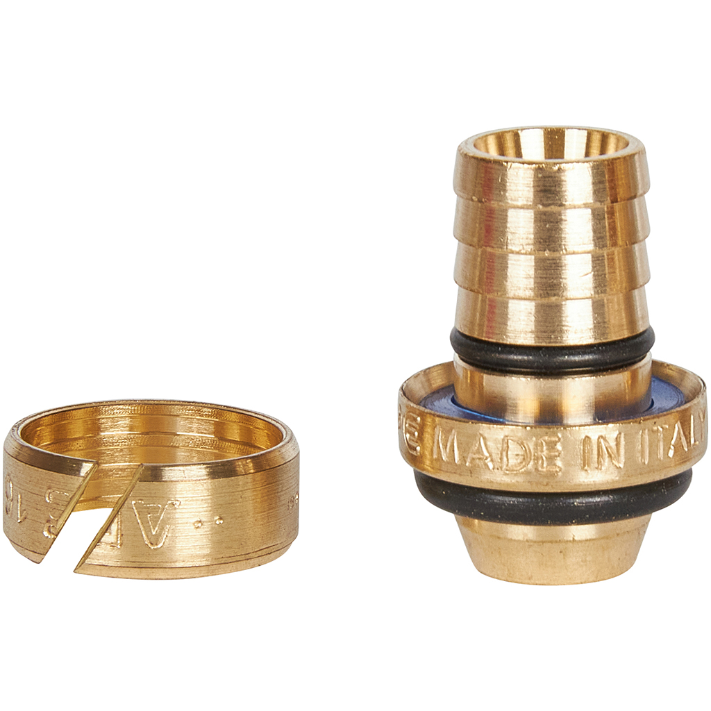 Угольник-переходник STOUT с наружной резьбой 1/2 х16 для металлопластиковых труб винтовой, SFS-0006-001216