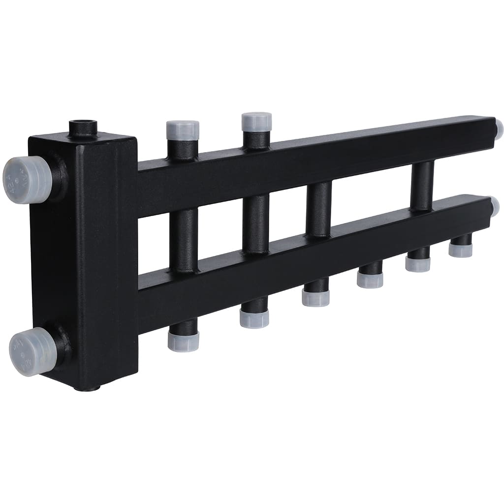 ROMMER RDG-0060-024035 ROMMER Коллектор (дублер компакт) с гидроразделителем на 3+1+1 контура  до 60 кВт