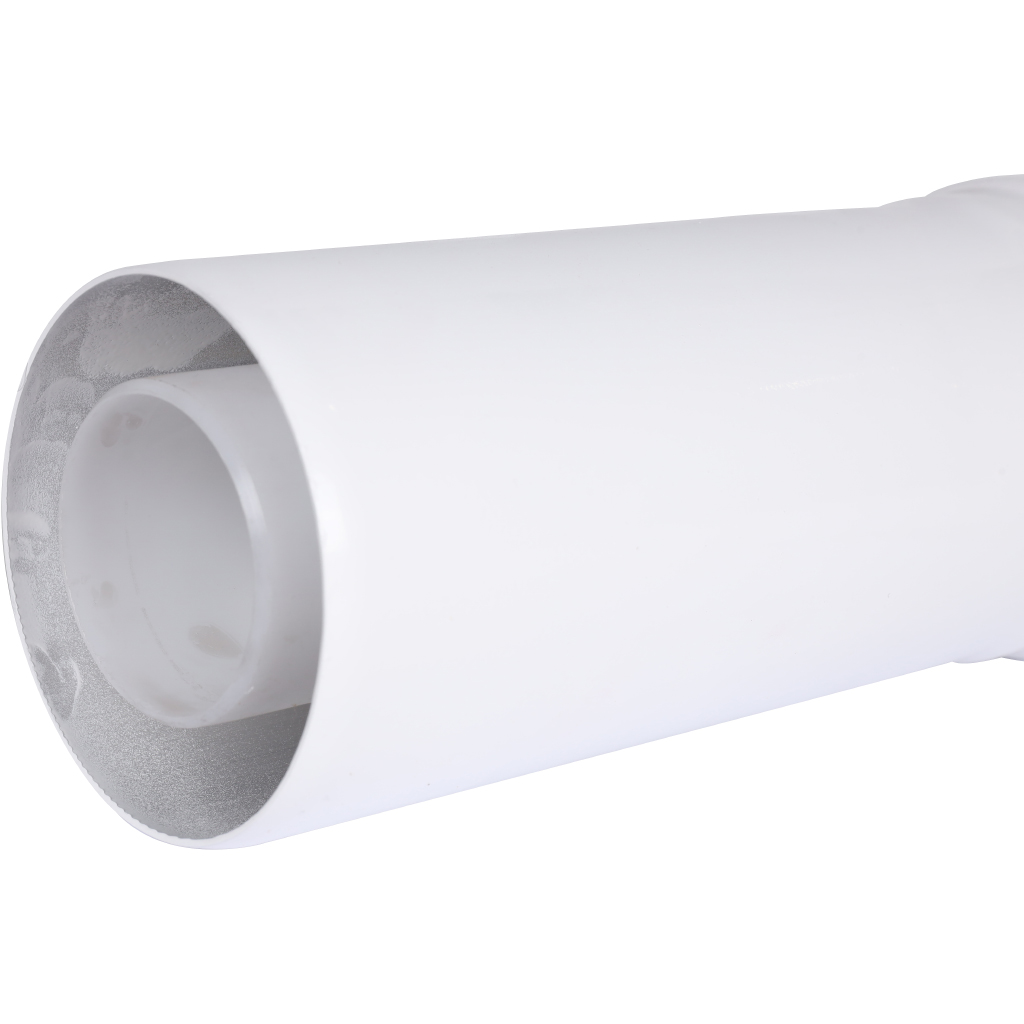 Удлинитель дымохода конденсационный коаксиальный ROMMER D60(п-м)/100(м-п), L250, RCA-8610-000250