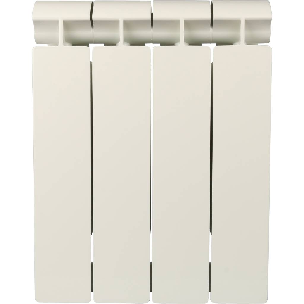 Радиатор биметаллический Global STYLE PLUS 350 4 секции боковое подключение (белый RAL 9010), STP03501004