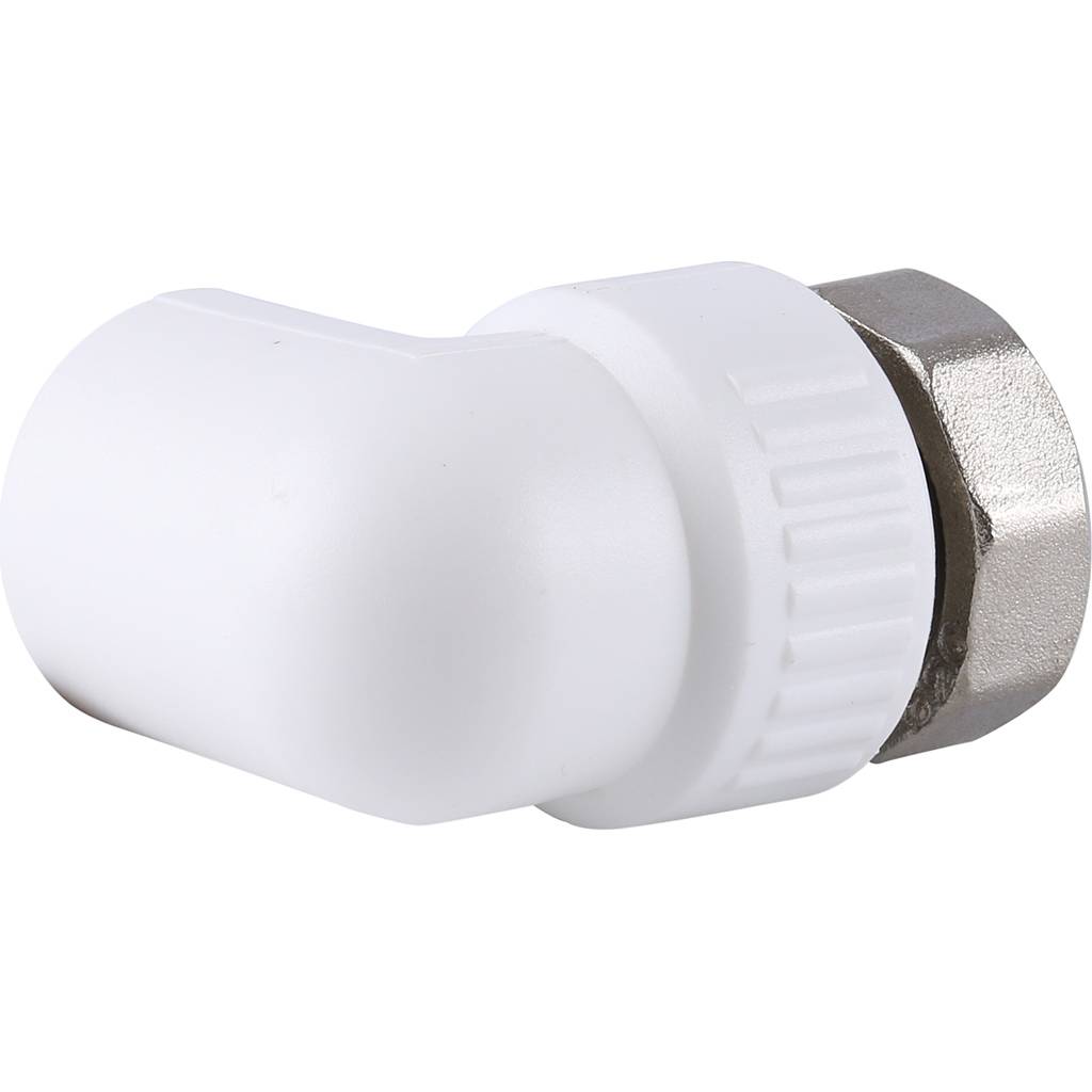 Угольник Kalde с накидной гайкой для полипропиленовых труб 25х1