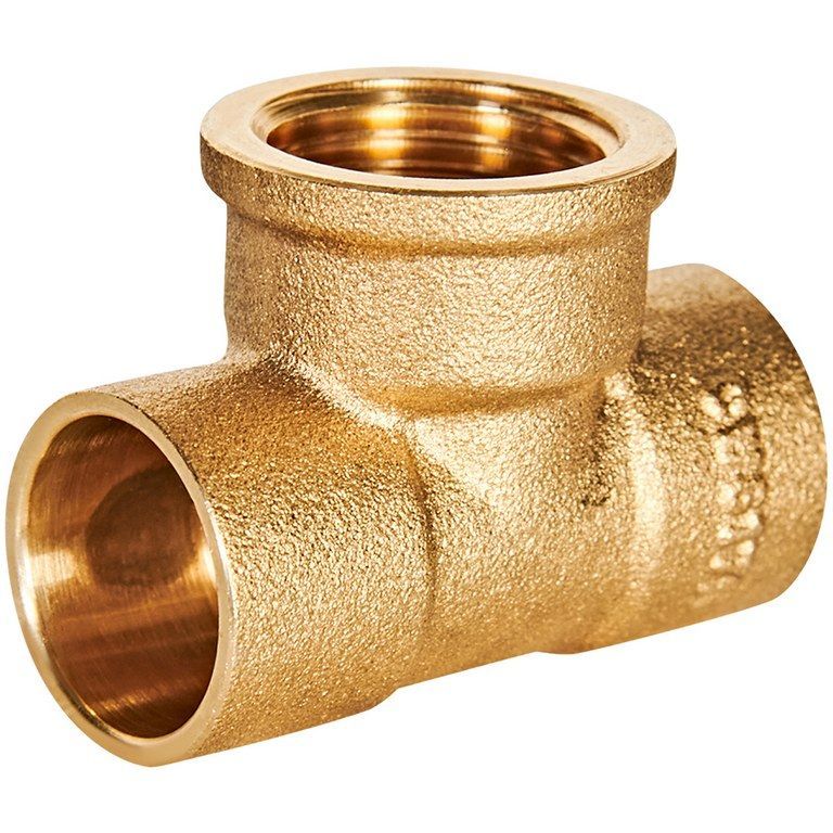 Тройник JINTIAN ВП-ВР-ВП 18x1/2x18 из латуни под пайку JT-141301812